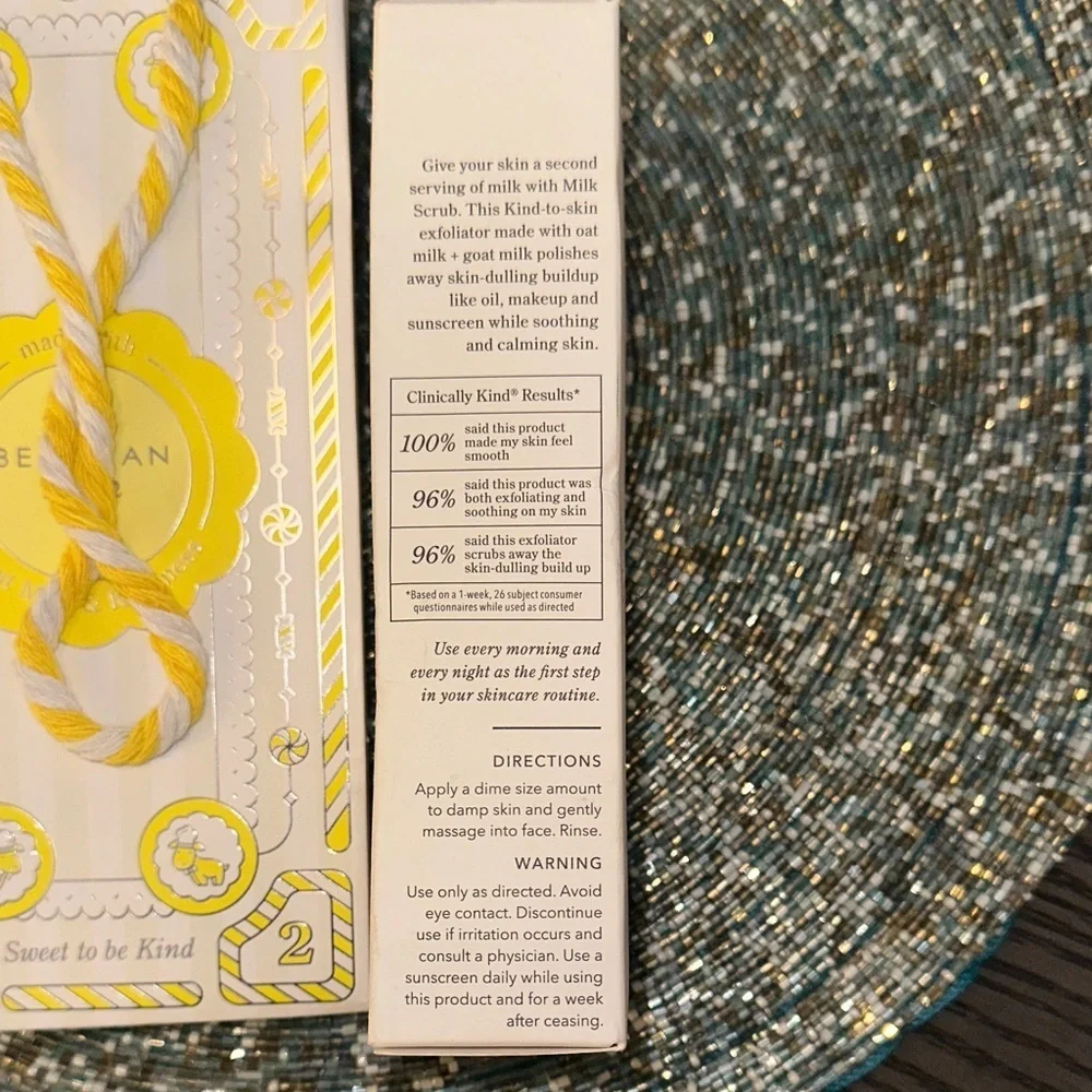 Beekman 1802 Milk Scrub - NEW - Exfoliating Facial Cleanser